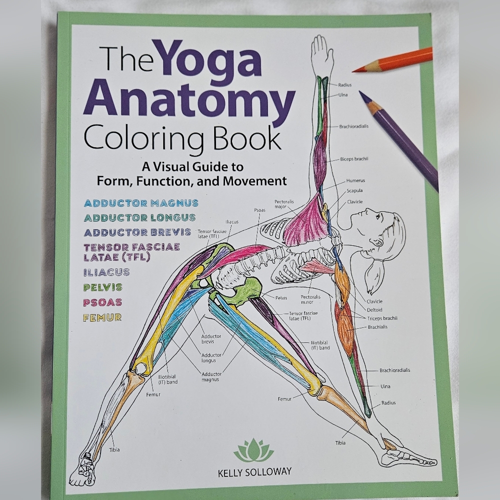 Yoga Anatomy Coloring Book